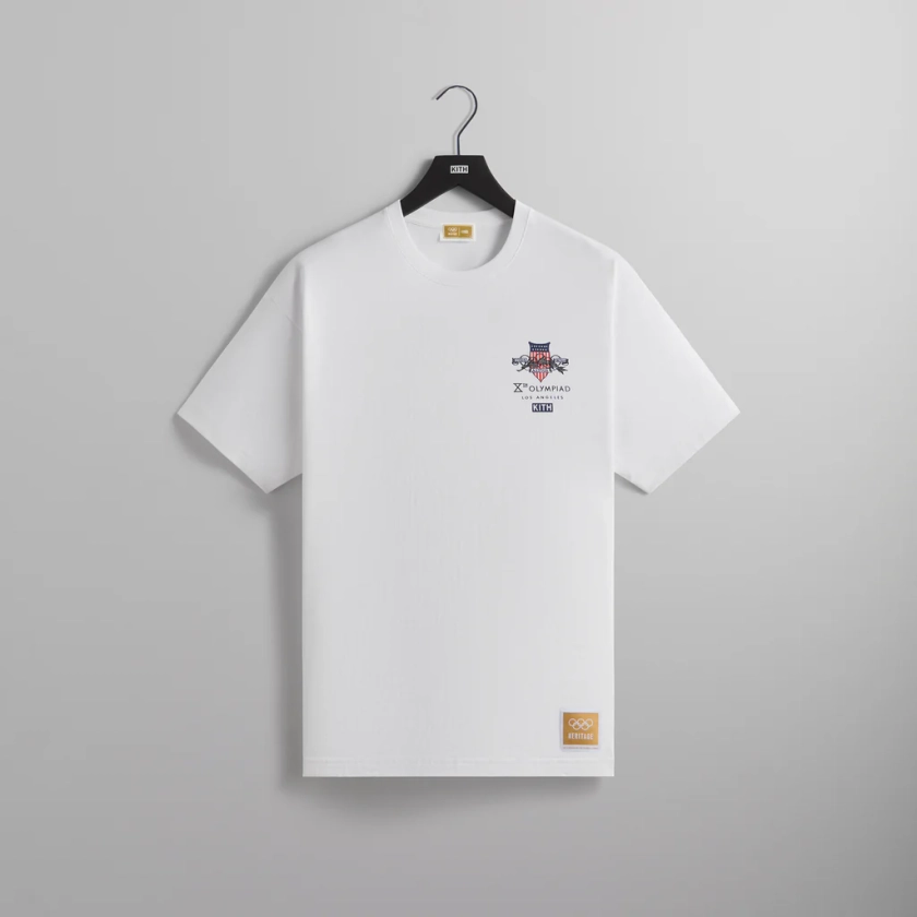 Kith for Olympics Heritage Los Angeles 1932 Vintage Tee - White