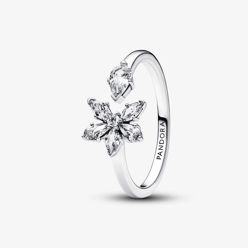 Pandora Bague Ouverte Herbier Scintillant