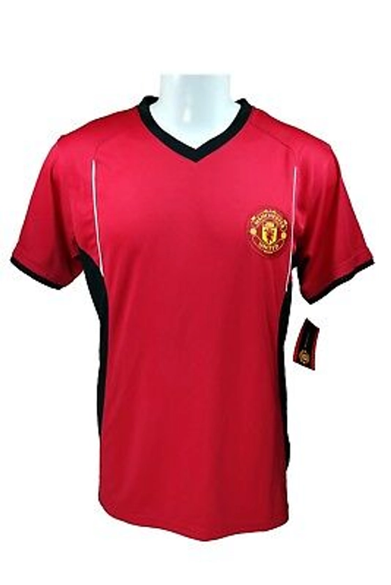 Manchester United FC Soccer Official Adult Poly Jersey 09 Rhinox - XL