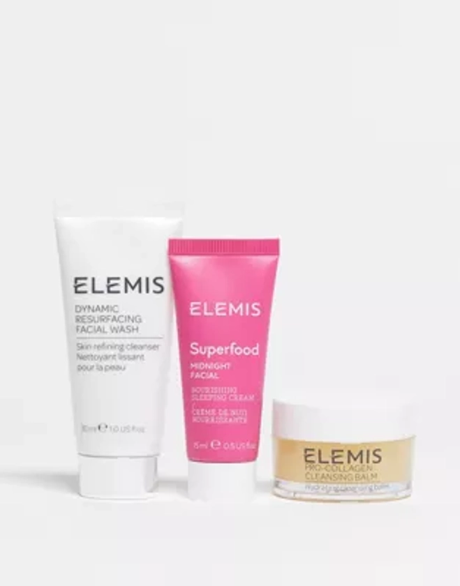 Elemis x ASOS Exclusive Cleansing Balm, Facial Wash & Midnight Facial Kit - Save 35% | ASOS