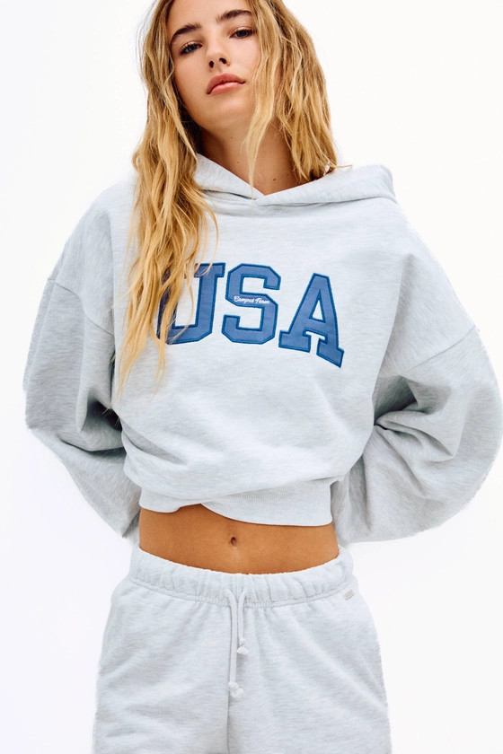 USA hoodie - pull&bear