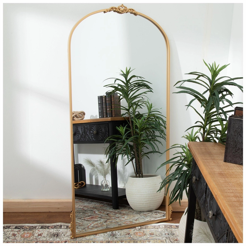 Bordeaux Arch Metal Wall Mirror