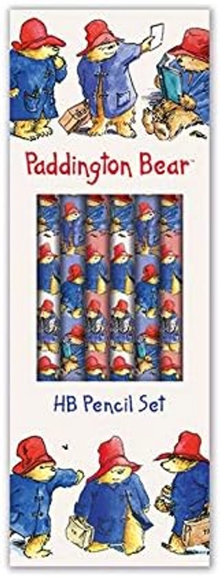Museums & Galleries Paddington Bear Boxed Set of 6 HB Pencils with Eraser Tips