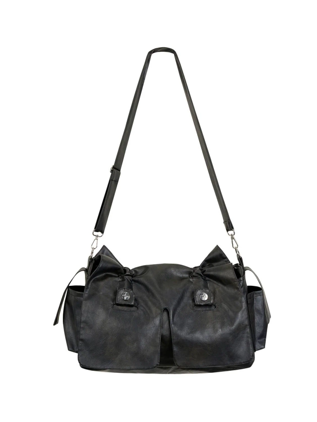 Retro Leather Large Flip Design Shoulder Bag