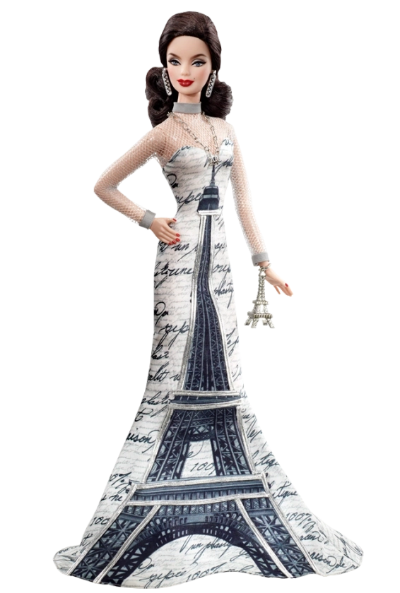 Eiffel Tower Barbie Doll