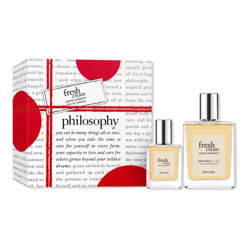 Fresh Cream Warm Cashmere Eau de Toilette 2-Piece Holiday Gift Set - Philosophy | Ulta Beauty