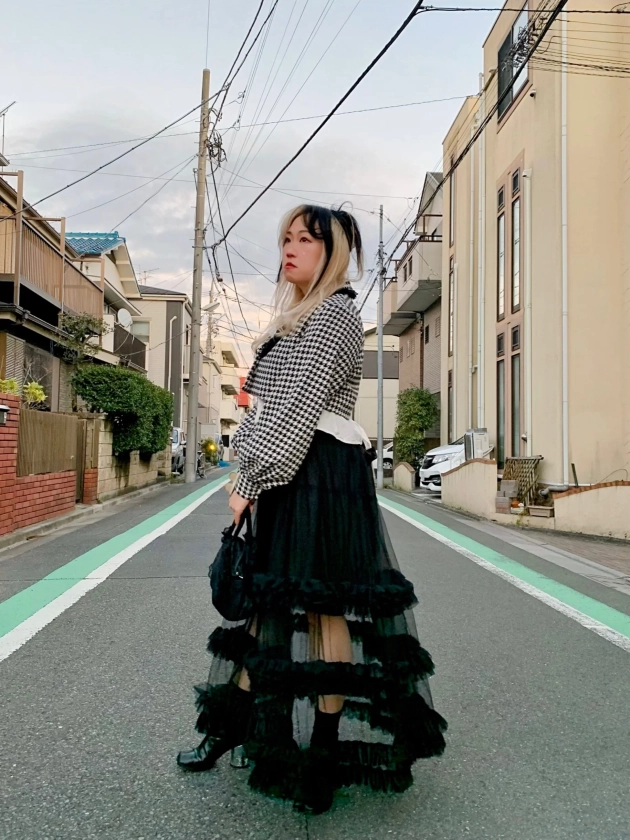 Black Swan Long Tulle Skirt