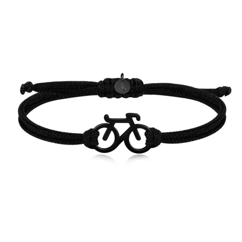 Black Bike Bracelet