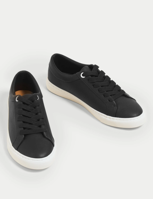 Lace Up Eyelet Detail Trainers | M&S Collection | M&S