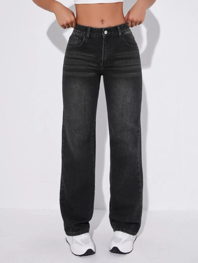 SHEIN EZwear Jean à poche ample