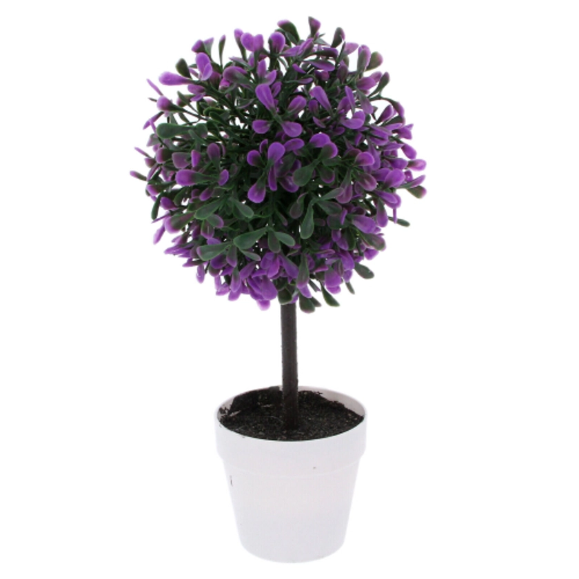 (Artificial Topiary Trees Ball Plants with Pot Boxwood Home Office Indoor Garden) Artificial Topiary Trees Ball Plants with Pot on OnBuy