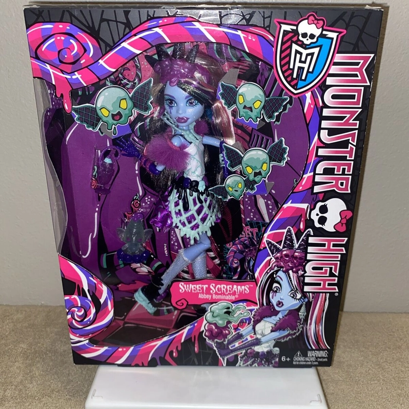 Monster High Sweet Screams Abbey Bominable Doll NEW In Box Retired