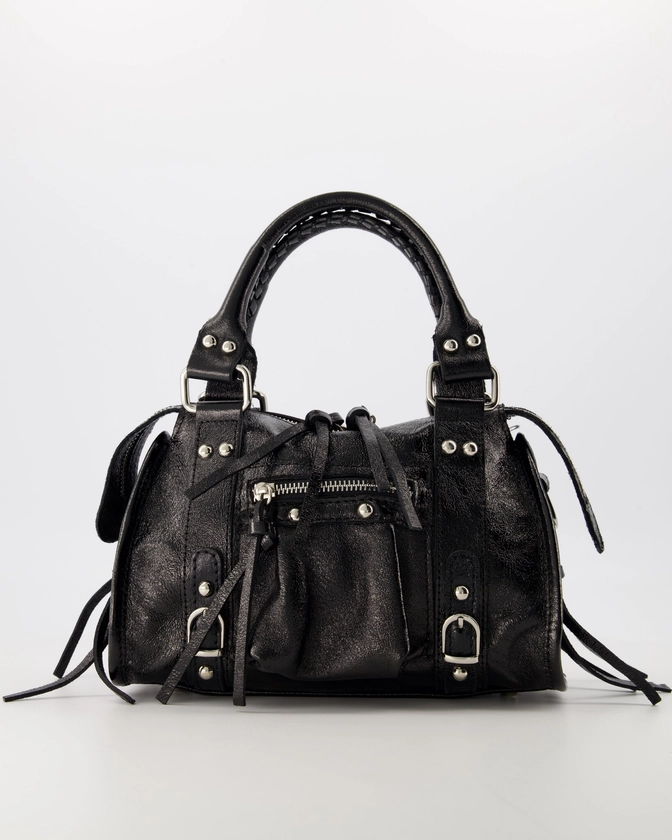 Nora City Studs Bag / Black & Silver