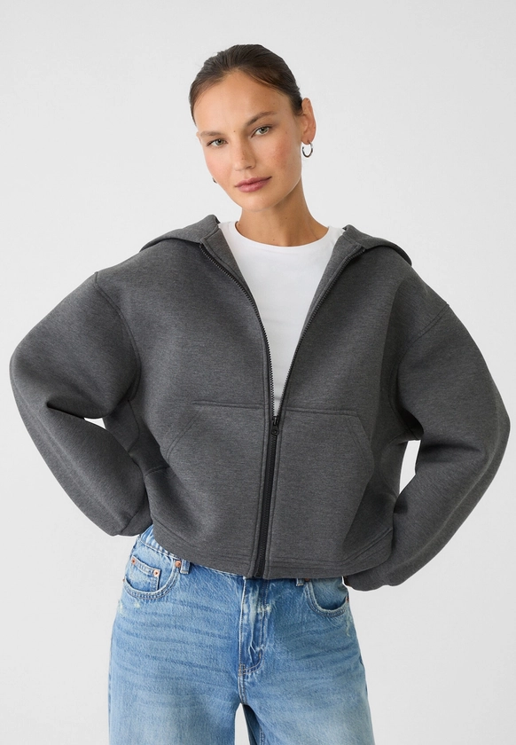 Sweat à capuche et poches - Sweats femme | Stradivarius France