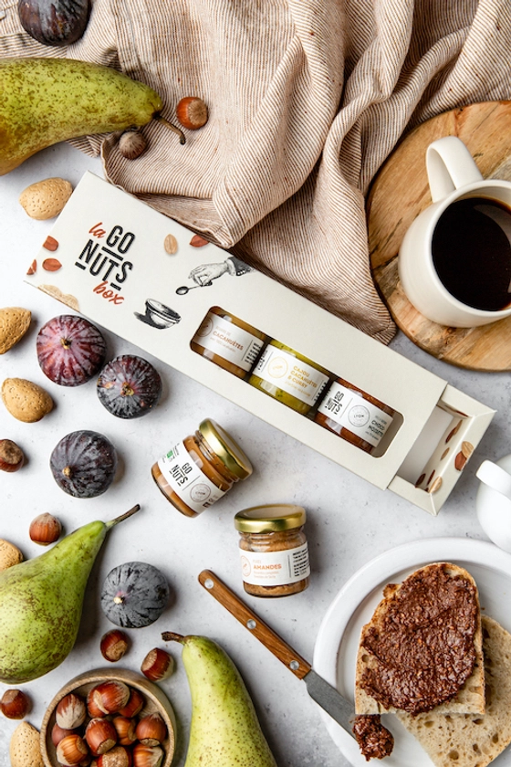 Coffret beurres de cacahuetes bio Go Nuts pour épicerie fine