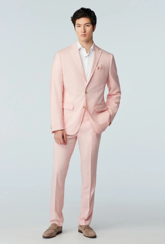 Custom Suits Made For You - Milano Soft Pink Suit | INDOCHINO