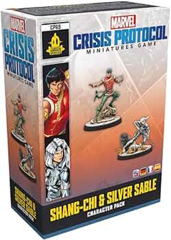 ATOMIC MASS GAMES | Marvel Crisis Protocol - Shang Chi & Silver Sable | Miniatures Game | Ages 14+ | 2 Players | 45 Minutes Playing Time