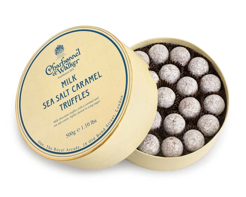 Classic Milk Sea Salt Caramel Truffles -500g - Charbonnel et Walker UK