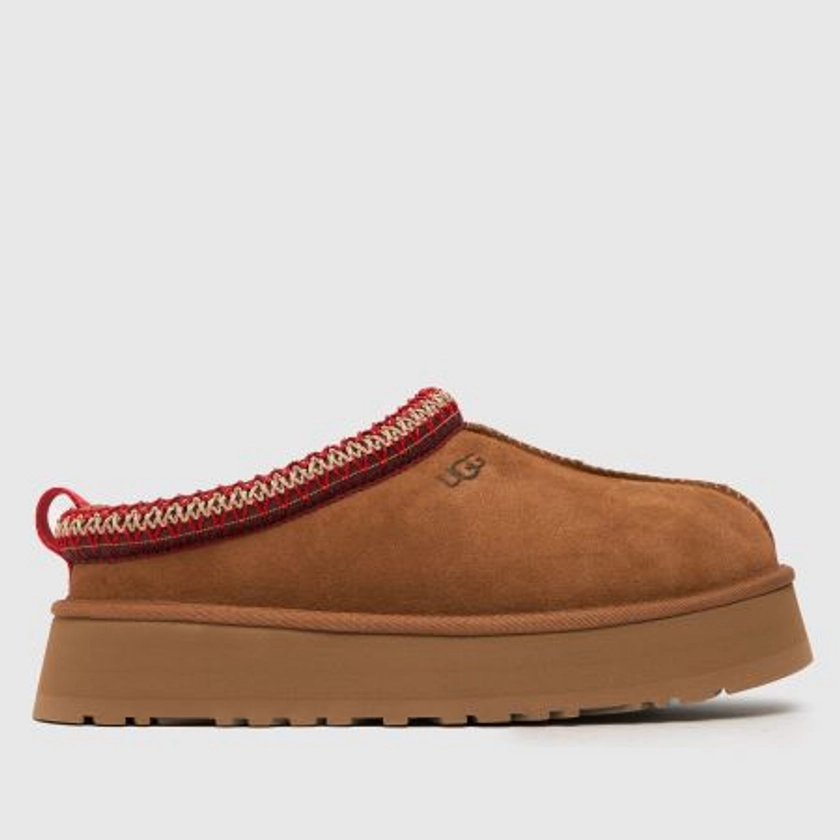 Womens Chestnut UGG Tazz Platform Slippers | schuh