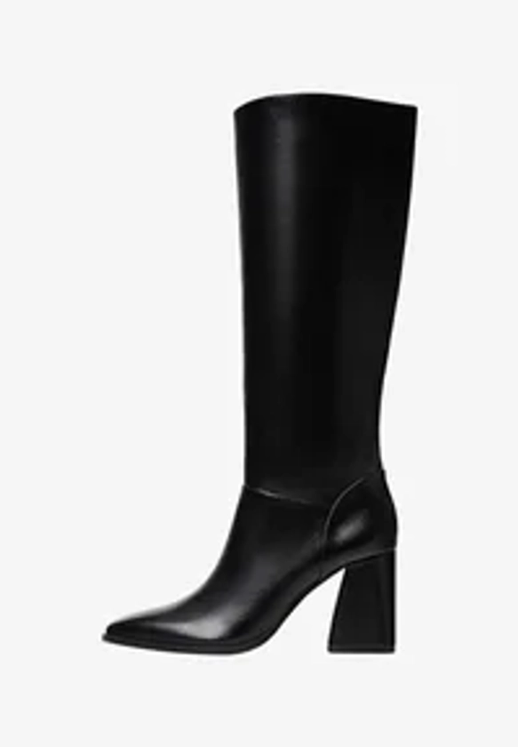 Stradivarius Bottes à talons hauts - black/noir - ZALANDO.FR