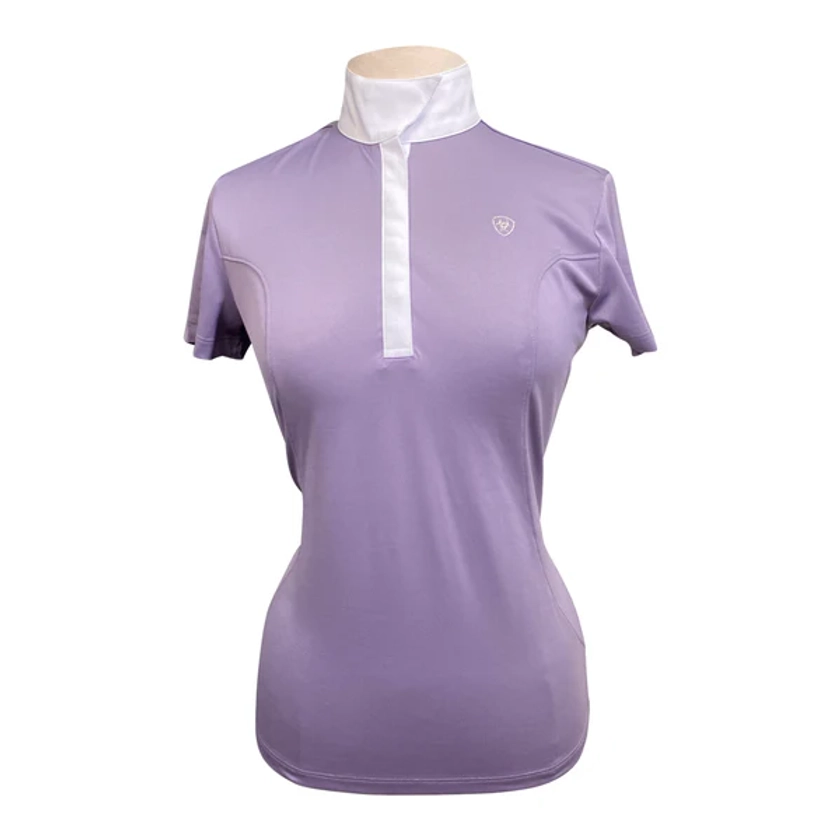 Ariat 'Aptos' Vent Competition Shirt in Lavender - Women's Small
