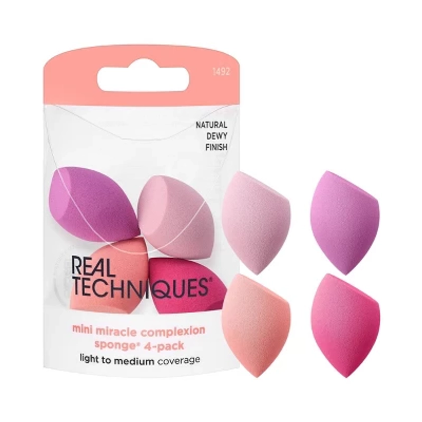 Real Techniques Mini Miracle Complexion Sponges - 4pk