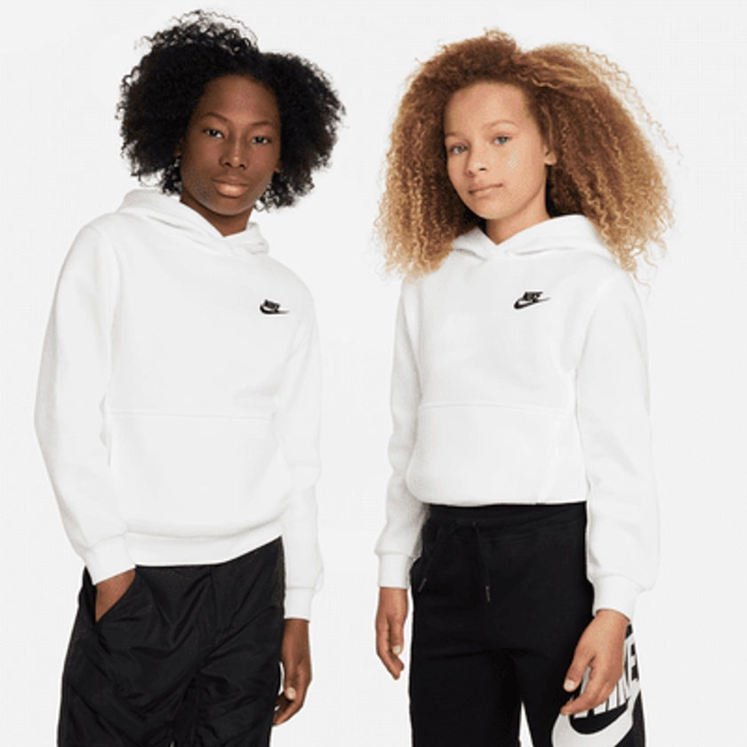 Nike Sportswear Club Fleece Older Kids' Pullover Hoodie. Nike UK