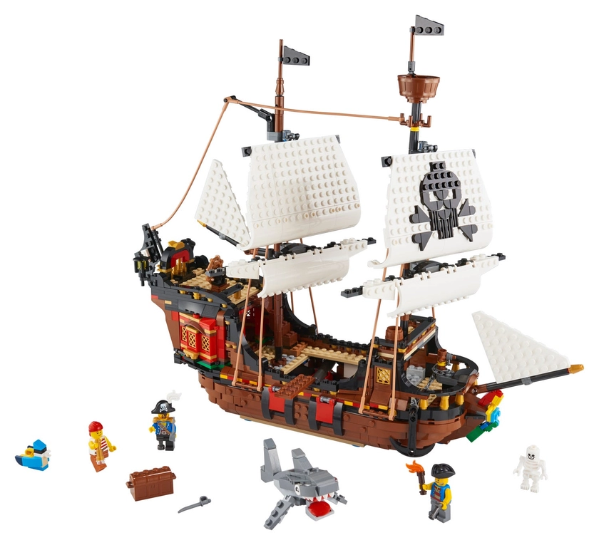Le bateau pirate 31109 | Creator 3-en-1 | Boutique LEGO® officielle FR 