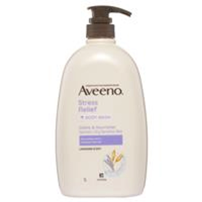 Aveeno Stress Relief Hydrating Lavender Scent Body Wash 1L