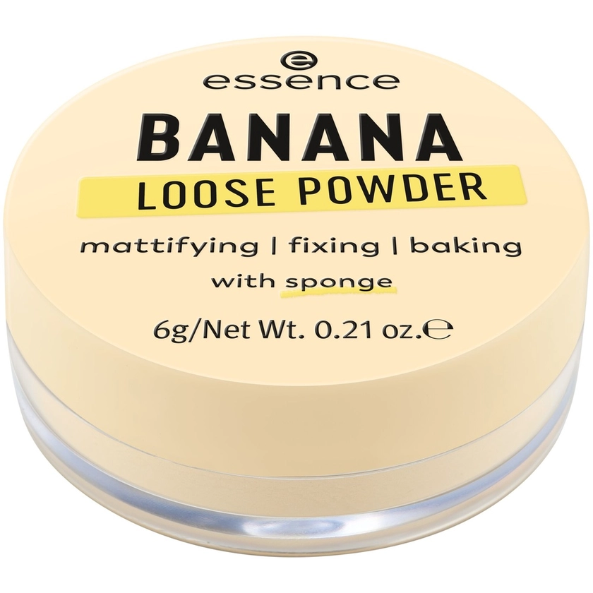 essence | Banana loose powder poudre libre banane Poudre - Jaune, 6 g - Jaune