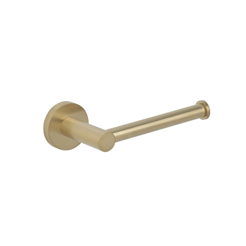 Elysian Toilet Roll Holder - Brushed Brass
