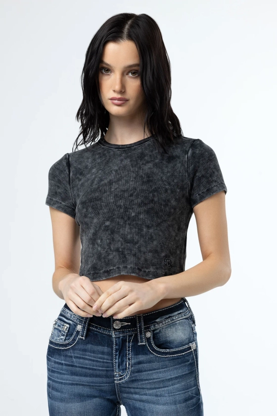 Subtle Wash Crop Tee