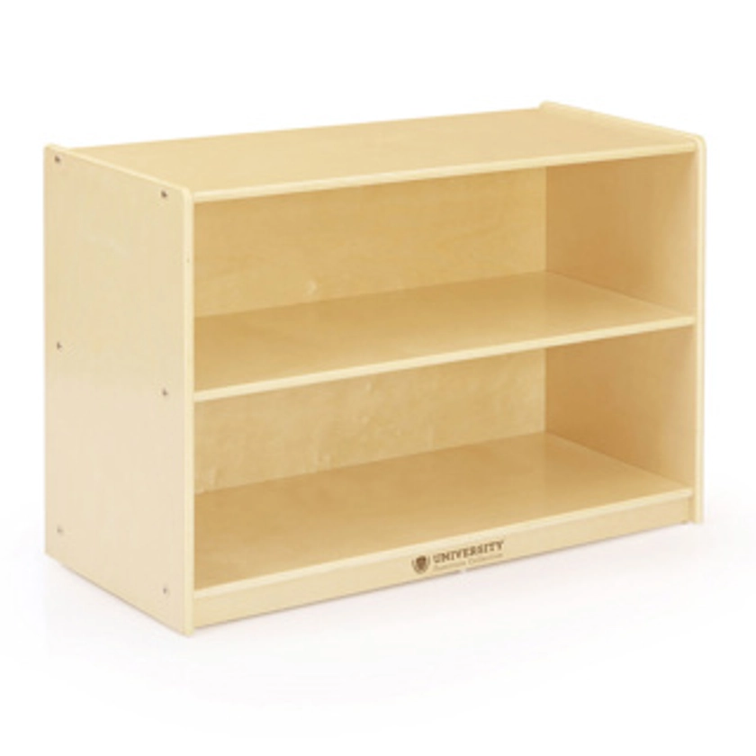 2-Shelf Storage Unit, Birch, 24" High - Quality Classrooms