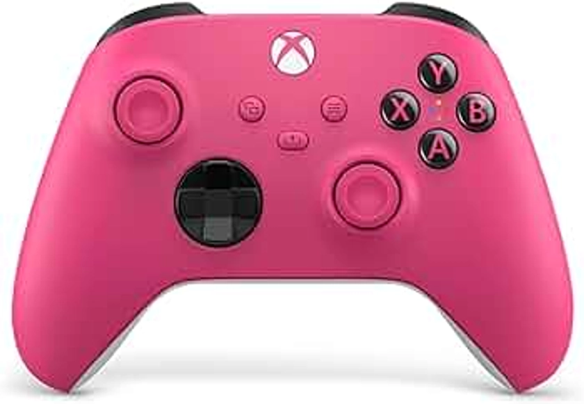 Xbox Manette sans Fil - Deep Pink Pour Xbox Series X, Xbox Series S, Xbox One, Windows 10 & 11, Android et iOS