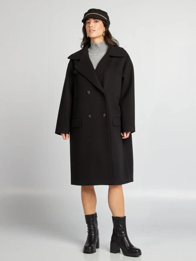 Manteau long forme oversize