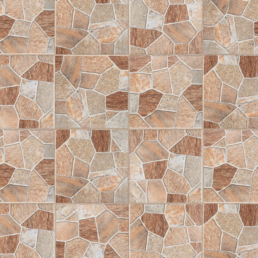 Merola Tile Leticia Beige 17-3/4" x 17-3/4" Ceramic Floor and Wall Tile