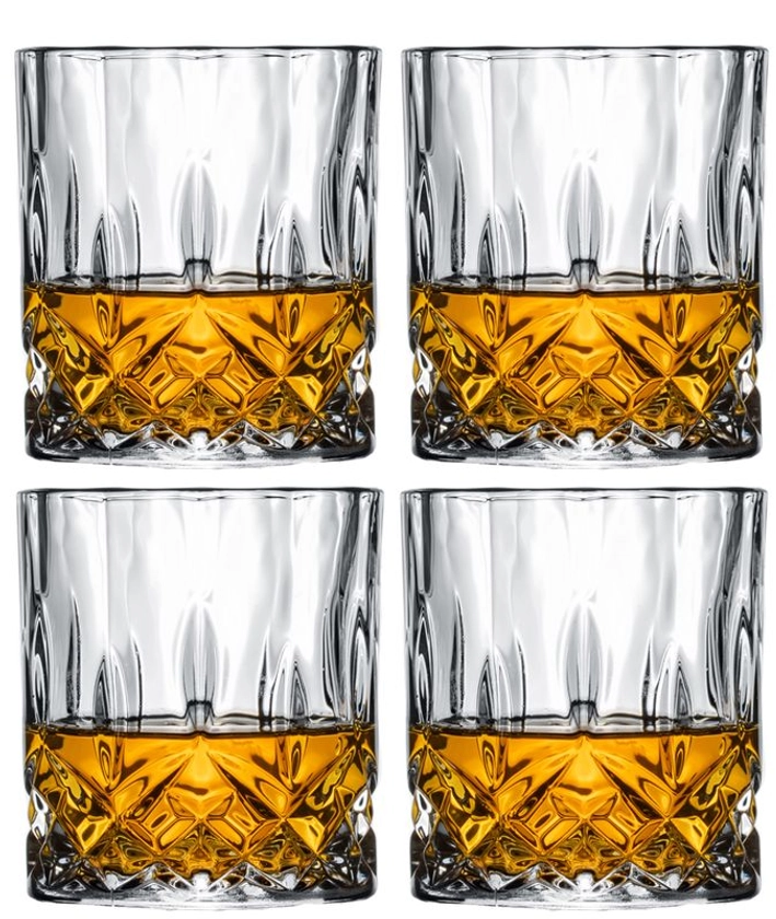 Verres à whisky / verres à cocktail / verres à eau Moray Jay Hill - 320 ml - 4 pièces | Cookinglife.fr
