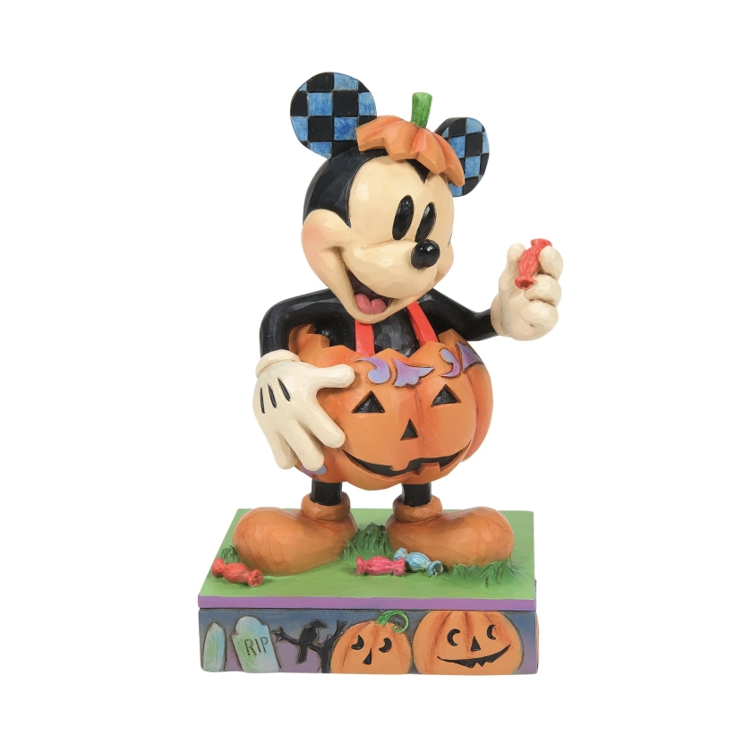 Figurine Mickey Citrouille Halloween - Disney Traditions