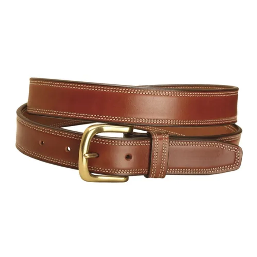 Tory Leather Double-Stitched Harness Leather Belt | Dover Saddlery