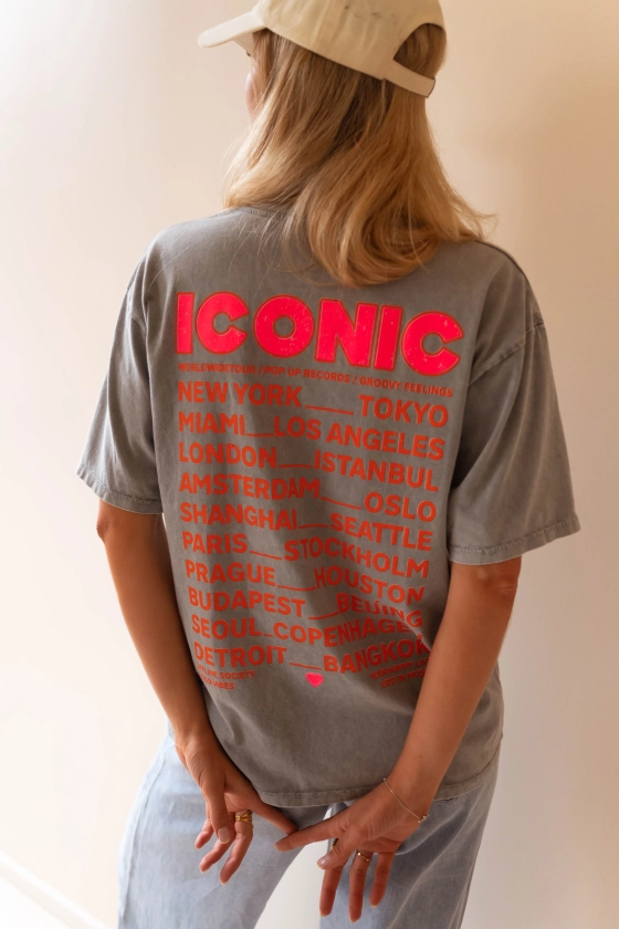 T-shirt Iconic - gris