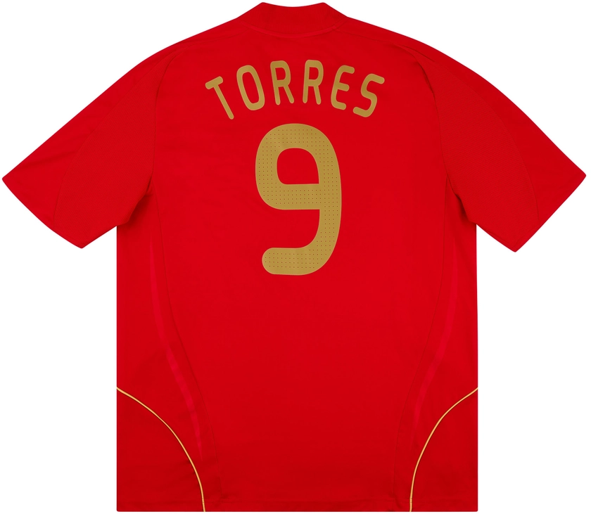 2007-09 Spain Home Shirt Torres #9