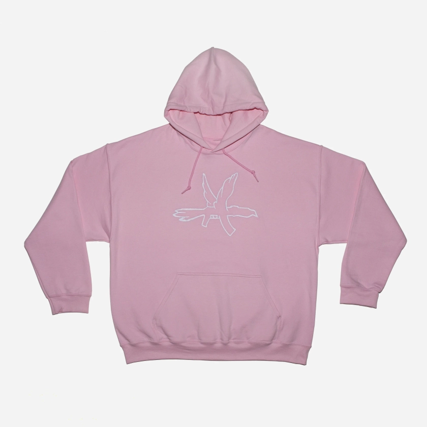 Sweat rose logo Columbine brodé - Store Columbine