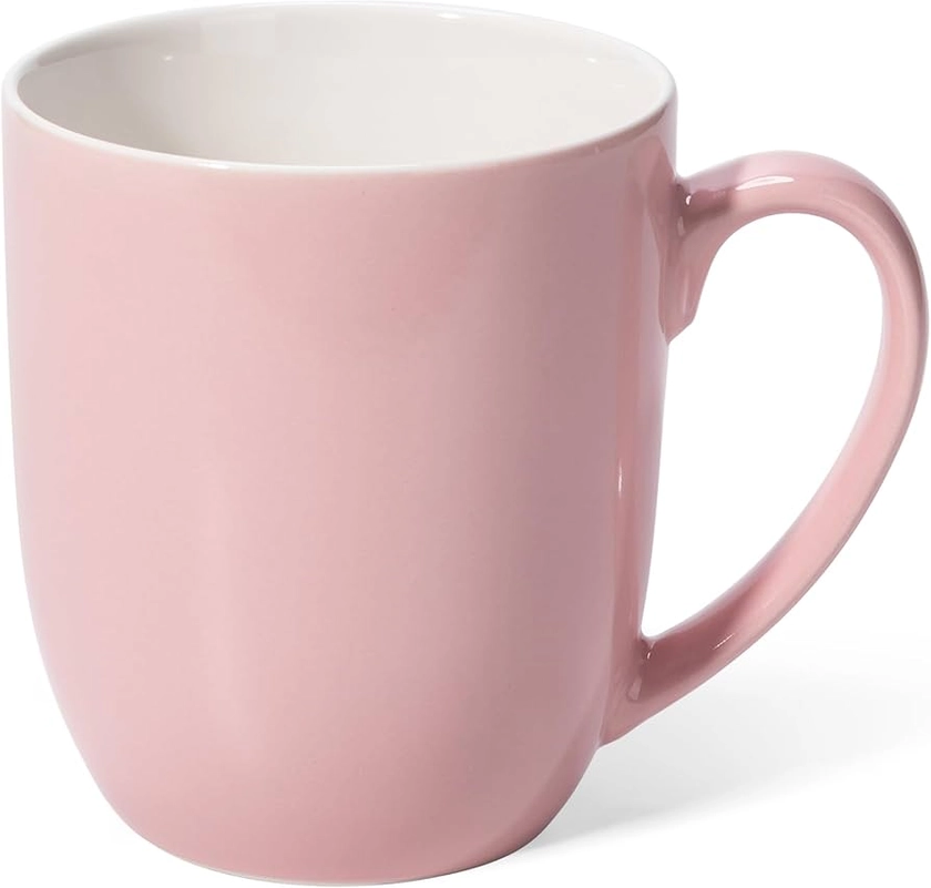 Urbanstrive 16 oz Large Coffee Mug with Handle Tea Cup Novelty Coffee Cup for Men Women Office Work, Pink