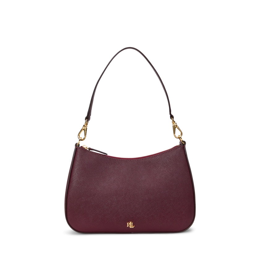 Crosshatch Leather Medium Danni Bag | Ralph Lauren