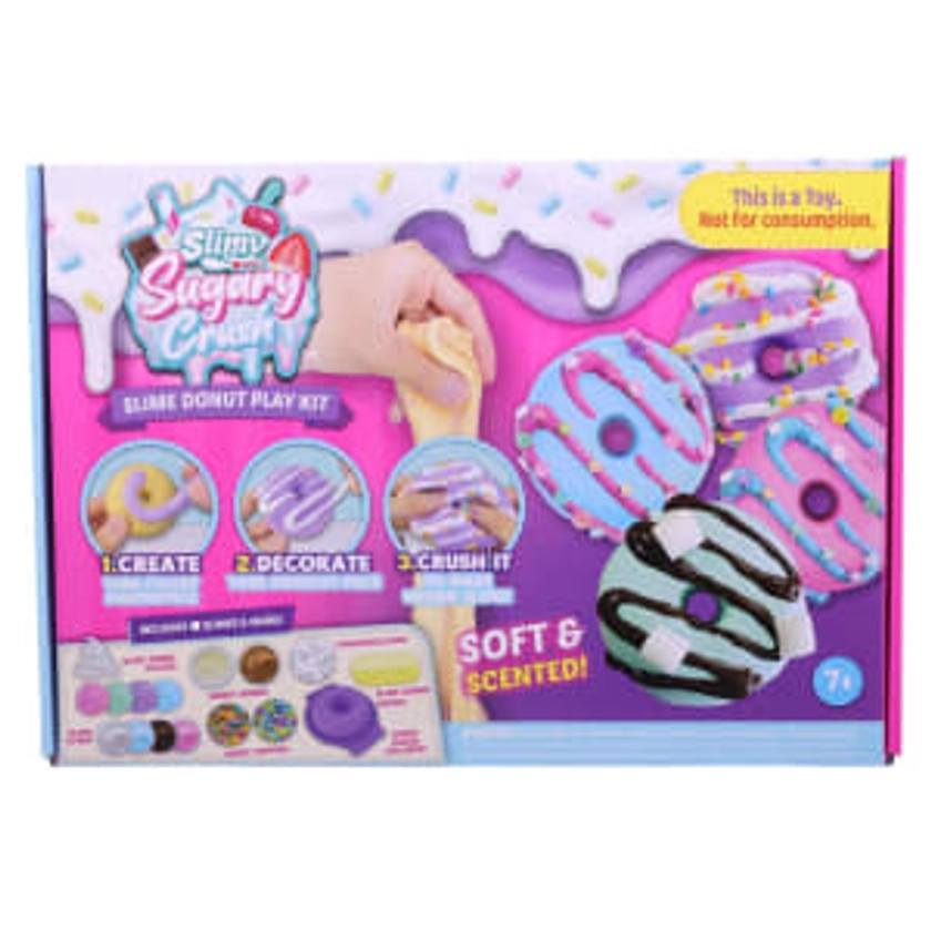 Slimy Sugary Crush Slime Donut Play Kit