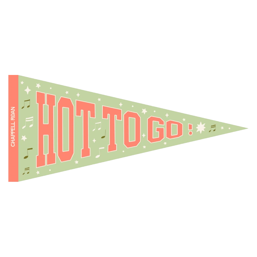 Hot To Go Cheer Flag