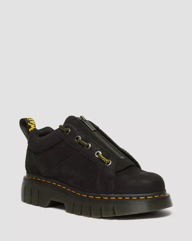 DR MARTENS Chaussures Woodard en cuir Tumbled Nubuck &agrave; zip