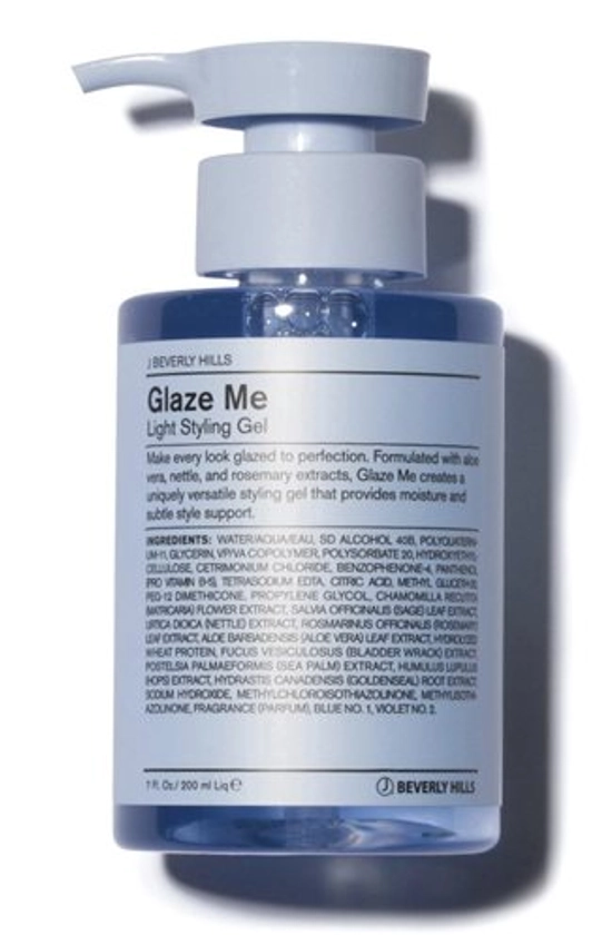 Achetez Bleu Gel coiffant léger Glaze Me | Beauty Plaza