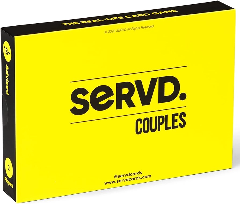 SERVD - Couples - The Hilarious Real-Life Couples Card Game