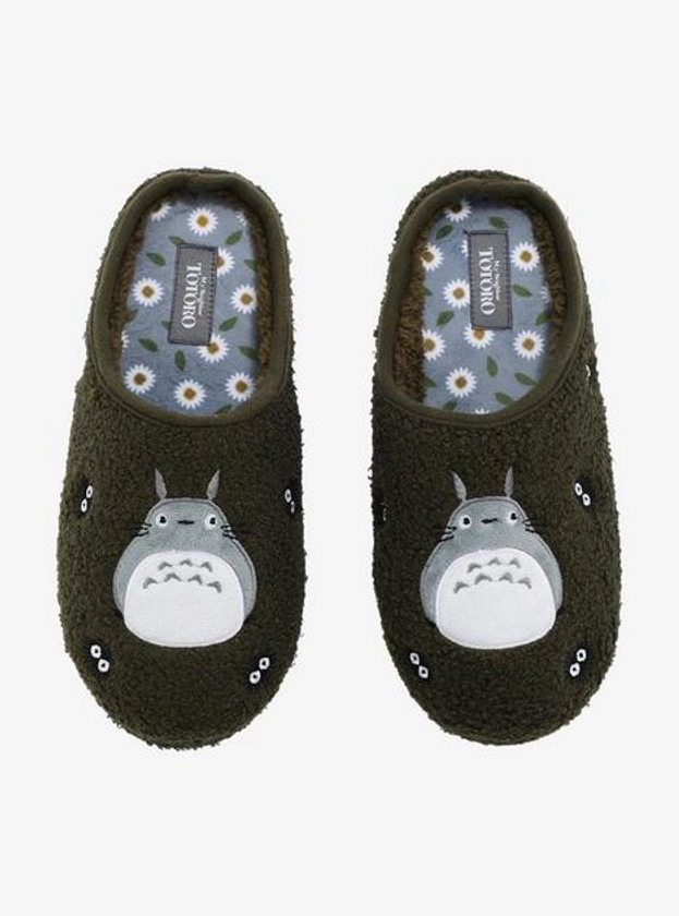 Studio Ghibli My Neighbor Totoro Soot Sprites Sherpa Plush Slippers | Hot Topic